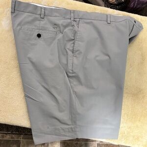 Brooks Brothers Light Gray Men's Flat Front Shorts